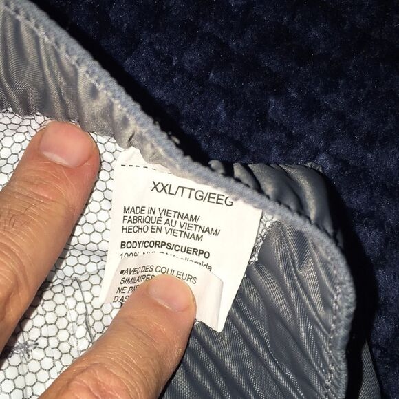 Gray UA ACE Waterproof Nylon Coated Pullover Bag Golf Rain Pants Trousers XXL - Picture 7 of 9